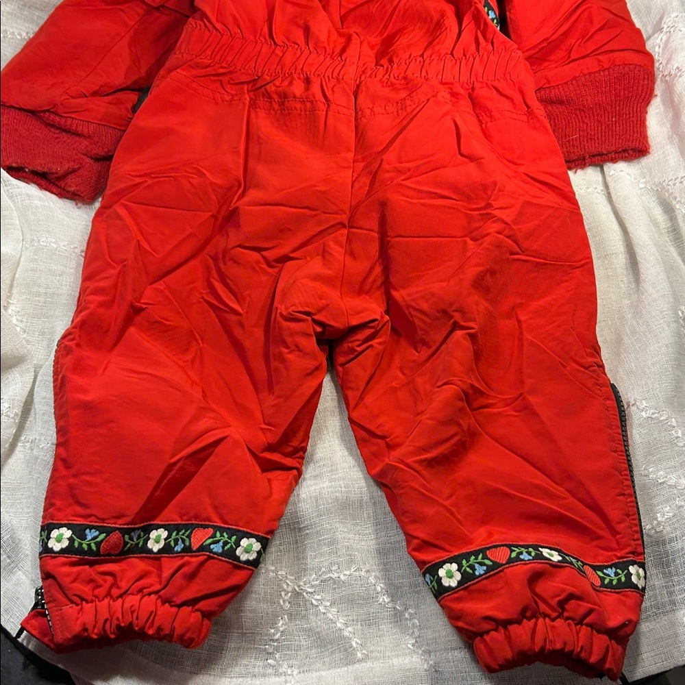 Wintergreen handmade fully lined with hood winter suit Size 18mo K00056 - Picture 14 of 16
